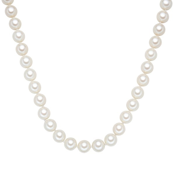 Náhrdelník s bielymi perlami Perldesse Muschel, ⌀ 12 mm x dĺžka 40 cm