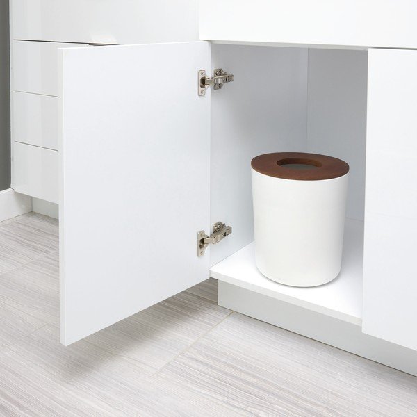 Biely odpadkový kôš iDesign Eco Vanity-image-4