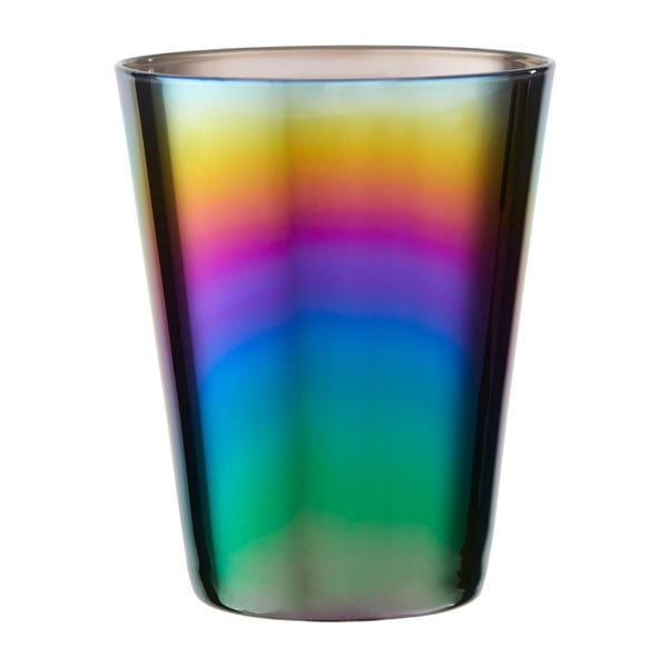 Sada 4 pohárikov s duhovým efektom Premier Housowares Rainbow, 390 ml