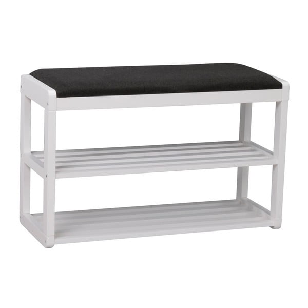 Biela brezová polica na topánky Rowico Gorges