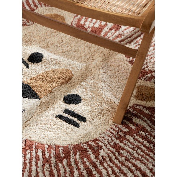 Krémovobiely prateľný/ručne tkaný bavlnený detský koberec 140x200 cm Snuggle Leander – Hanse Home-image-3