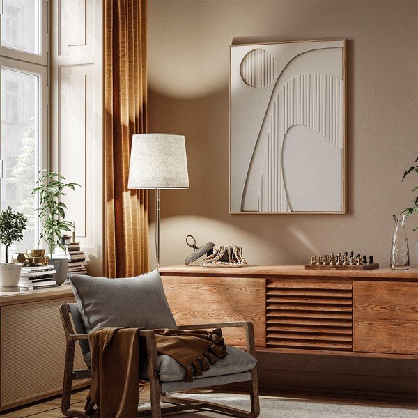 Tlačený obraz s rámom/akustický 62x92 cm Arch – Styler-image-1