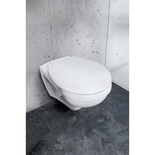 Biele WC antikoro sedadlo Wenko Vorno-image-1