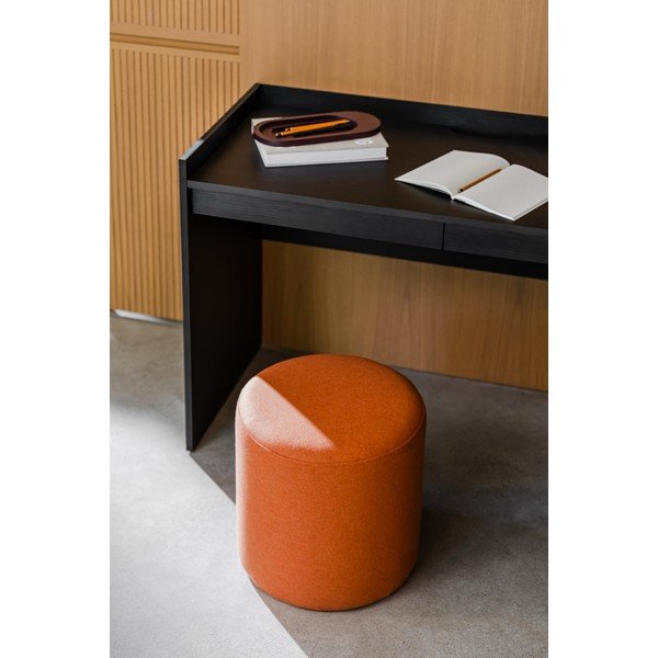 Vlnený taburet v terakotovej farbe Folk – noo.ma-image-2