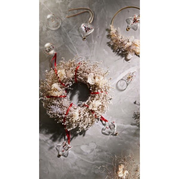 Sklenená ručne fúkaná vianočná ozdoba ø 6,5 cm Ann-Sofi Romme Annual Christmas Bauble – Holmegaard-image-3