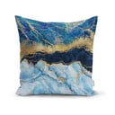 Obliečka na vankúš Minimalist Cushion Covers Marble With Blue, 45 x 45 cm