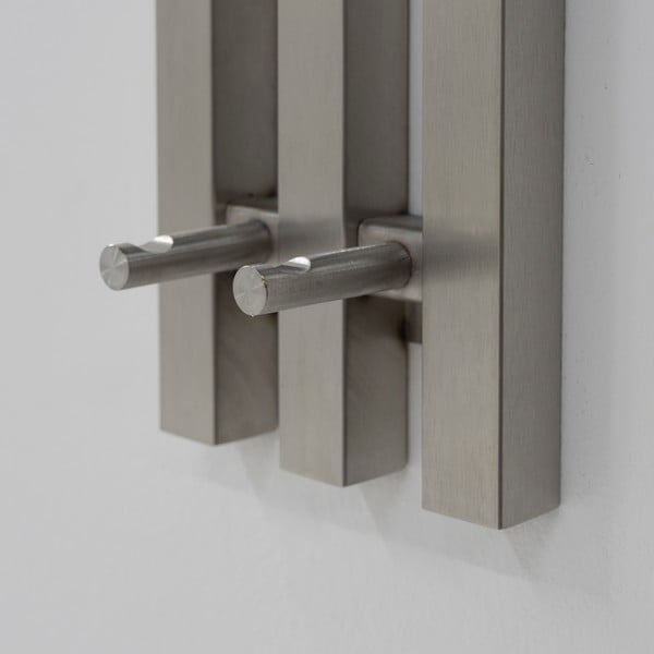 Kovový nástenný vešiak v striebornej farbe 65 cm Senza – Spinder Design-image-4