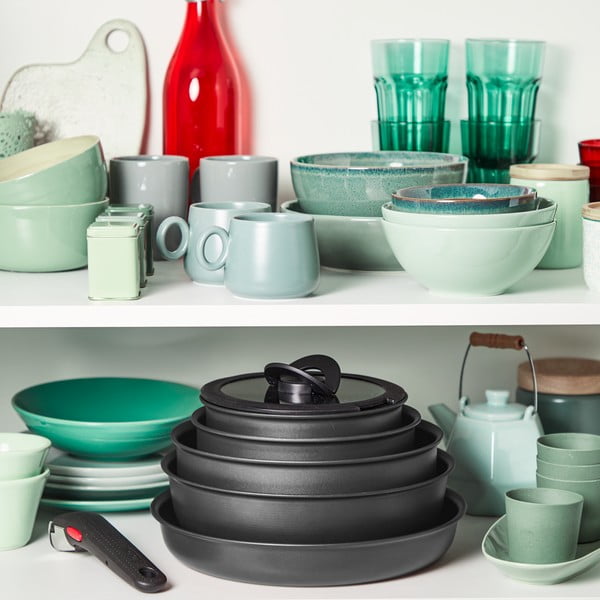 Hliníková súprava riadu 20 ks Ingenio Daily Chef On - Tefal-image-1