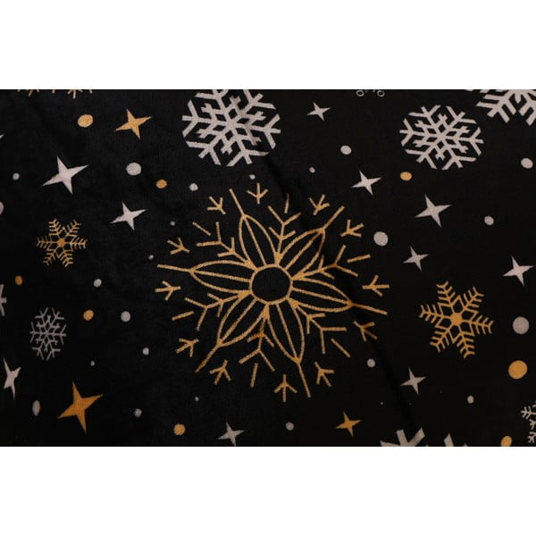 Čierne obliečky na jednolôžko z mikroplyšu 140x200 cm – My House-image-2