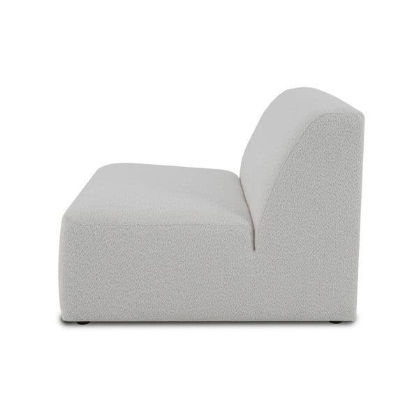 Biely modul pohovky z textílie buklé (stredový diel) Roxy – Scandic-image-2