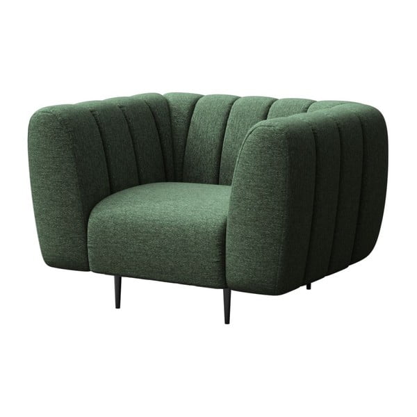 Tmavozelené kreslo Shel – Ghado-image-2