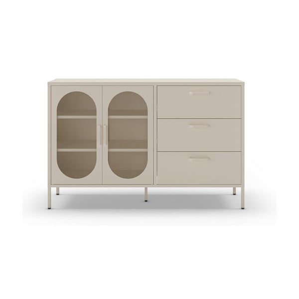 Krémová komoda 140x90 cm Diora – Marckeric