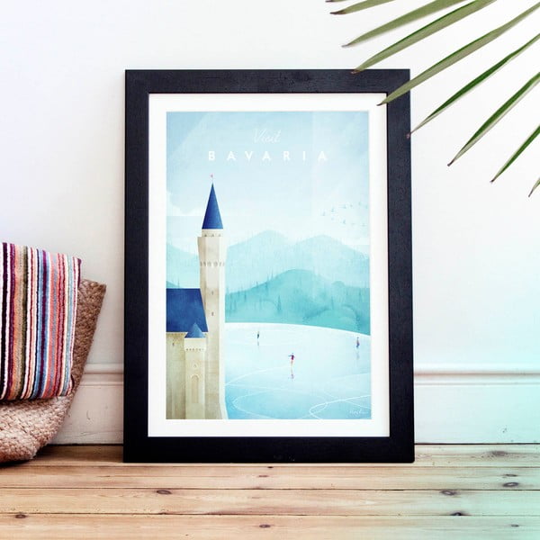 Plagát Travelposter Bavaria, A3-image-1