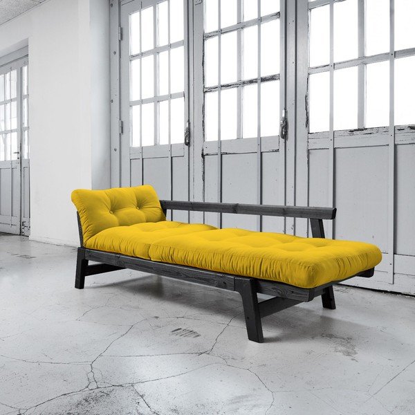 Rozkladacia pohovka Karup Step Black/Amarillo-image-2