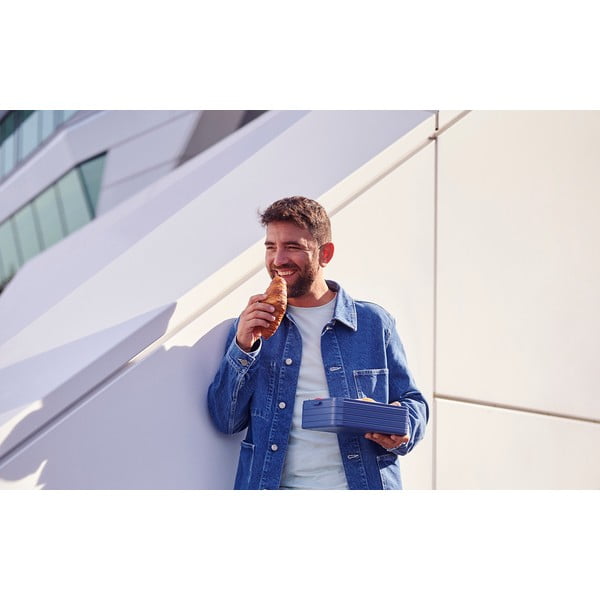 3 ks desiatových boxov s vidličkou Vivid mauve – Mepal-image-2