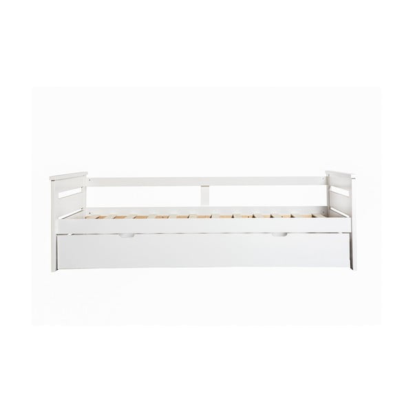 Biela rozkladacia posteľ Marckeric Romantica, 90 × 190 cm