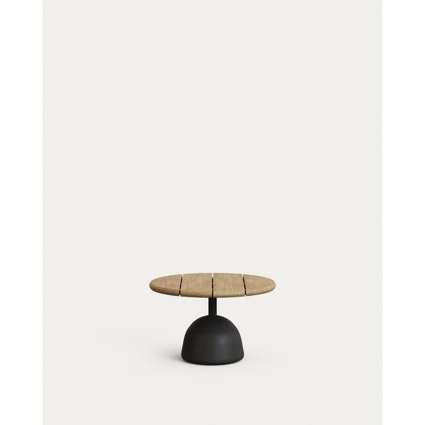 Okrúhly Záhradný konferenčný stolík s doskou z akácie ø 55 cm Saura – Kave Home-image-2