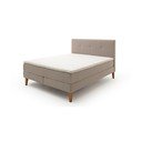 Béžová boxspring posteľ 160x200 cm Stockholm – Meise Möbel