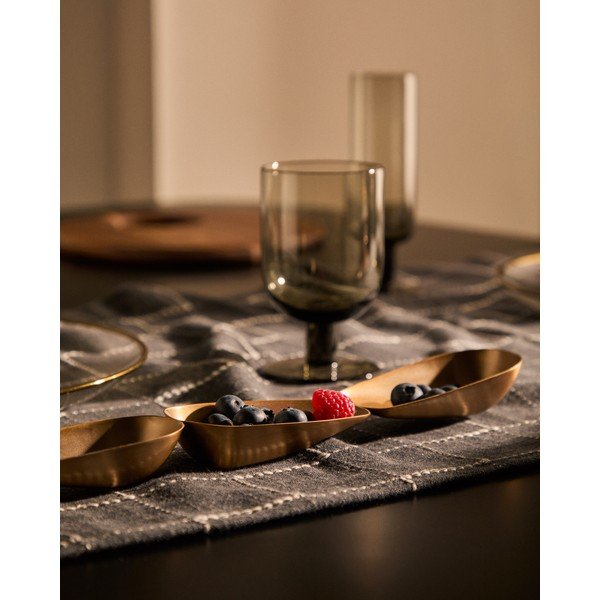 Servírovacia miska z nehrdzavejúcej ocele v zlatej farbe Aruc – Kave Home-image-2