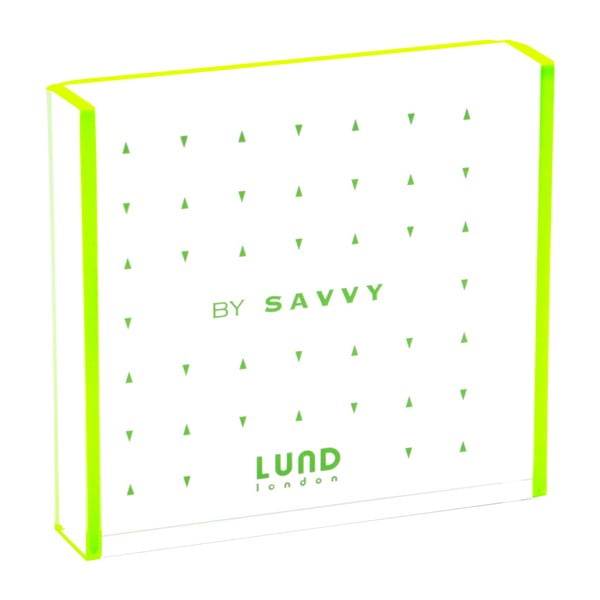 Rámik na fotografie so zelenými hranami Lund London Flash Tidy, 8,3 x 7,7 cm