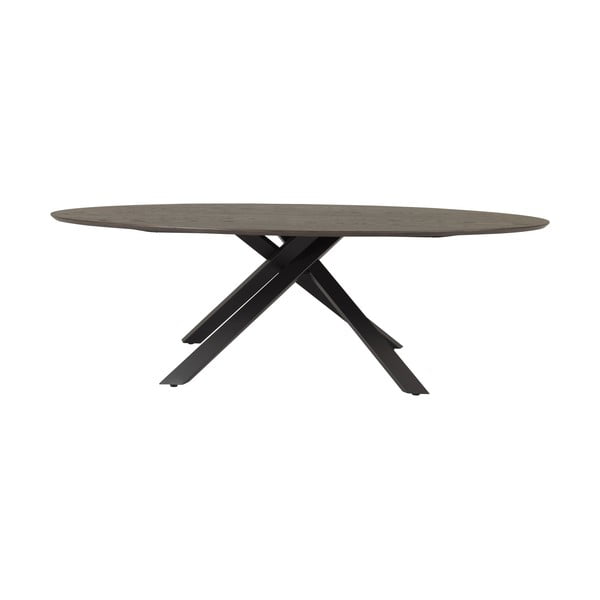 Jedálenský stôl s doskou v dubovom dekore 120x240 cm Cox – Tenzo
