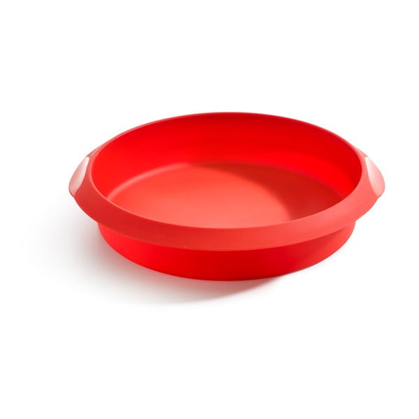 Červená silikónová forma na pečenie Lékué, ⌀ 20 cm