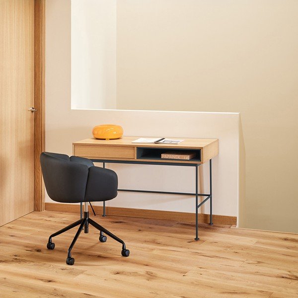 Pracovný stôl s doskou v dubovom dekore 60x120 cm Yoko – Teulat-image-1