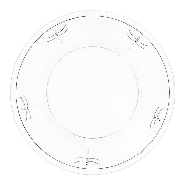 Sklenený tanier La Rochére Libellules, ⌀ 32 cm