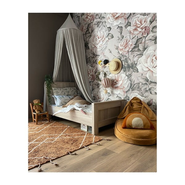 Hnedý ručne vyrobený koberec z bavlny Nattiot Lassa, 100 x 150 cm-image-3