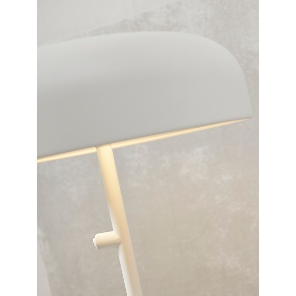 Biela stolová lampa s kovovým tienidlom (výška  45 cm) Porto L – it's about RoMi-image-2