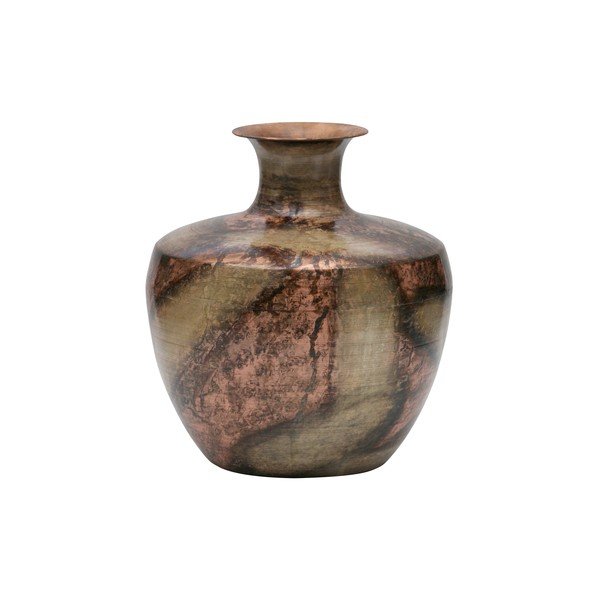 Dekoratívna váza z recyklovaného kovu BePureHome, ø 30 cm-image-1