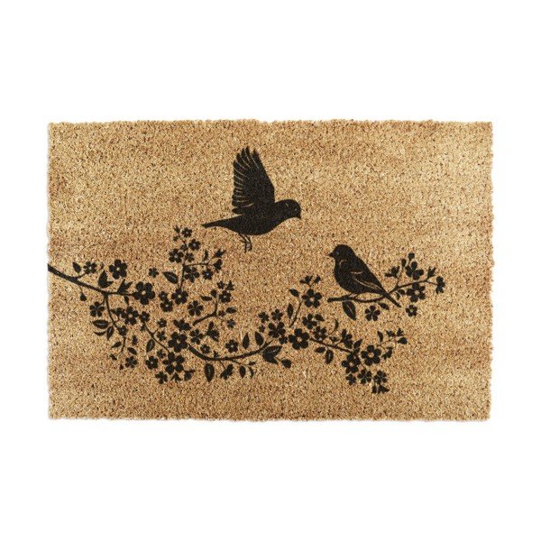 Rohožka z kokosového vlákna 60x90 cm Birds On a Tree – Artsy Doormats