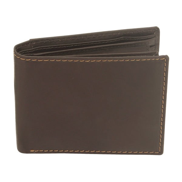 Hnedá kožená peňaženka Friedrich Lederwaren Stitch London