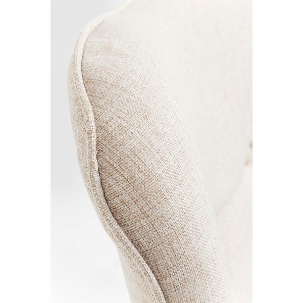 Biele kreslo Kare Design Vicky Ecru-image-3