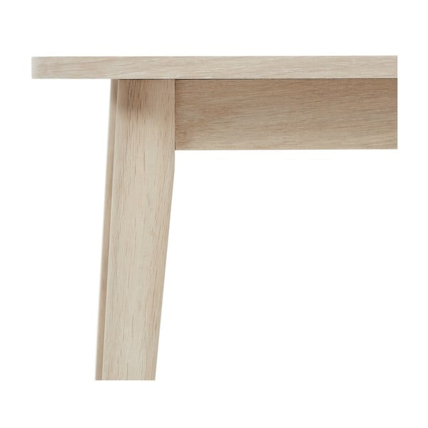 Konferenčný stolík s doskou v dubovom dekore v prírodnej farbe 70x125 cm Nyborg – Furnhouse-image-4