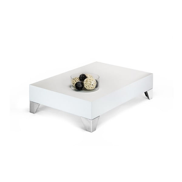 Konferenčný stolík v dekore bielej borovice MobiliFiver Evolution, 60 × 90 cm