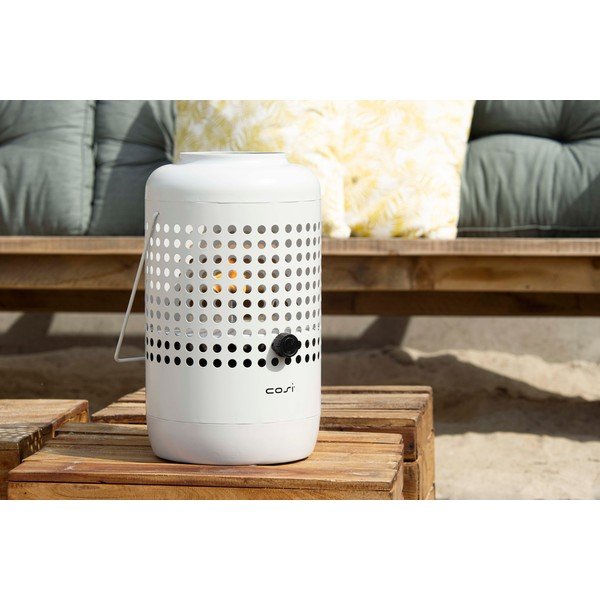 Svetlosivá plynová lampa Cosi Drop, výška 37 cm-image-2