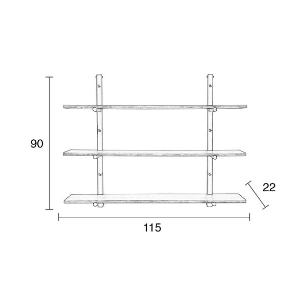 Nástenná polica Zuiver Bundy-image-3