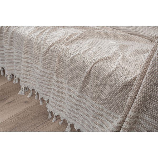 Krémovobiela deka 220x180 cm Sophia  – Mijolnir-image-1