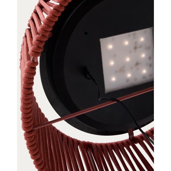 LED stolové/prenosné solárne vonkajšie svietidlo ø 33 cm Aldet – Kave Home-image-3