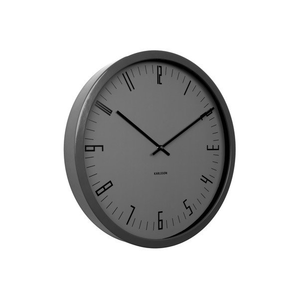 Sivé hodiny Present Time Cased Index-image-3