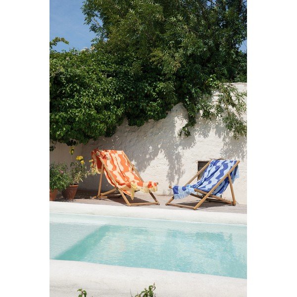 Modrá bavlnená plážová osuška 100x160 cm Nugo – noo.ma-image-4