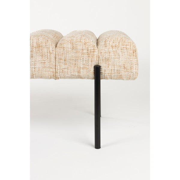 Béžová lavica Jethro – White Label-image-3