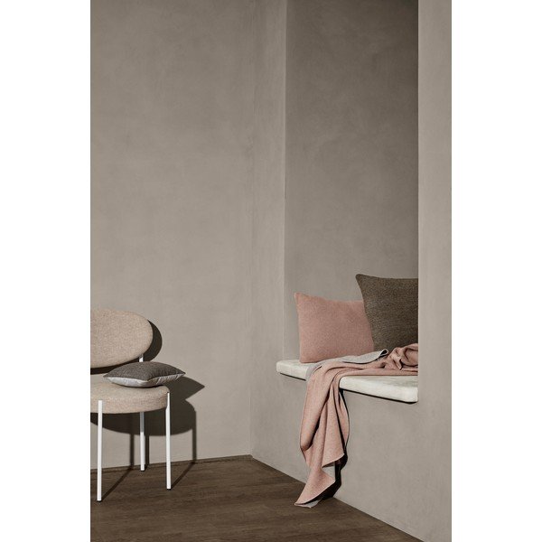 Ružová bavlnená prikrývka Blomus, 130 x 170 cm-image-1
