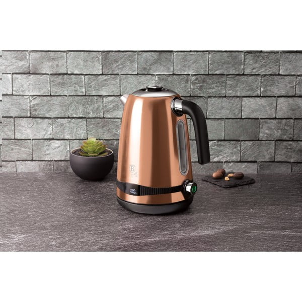 Rýchlovarná kanvica 1.7 l Rosegold Metallic Line - BerlingerHaus-image-1