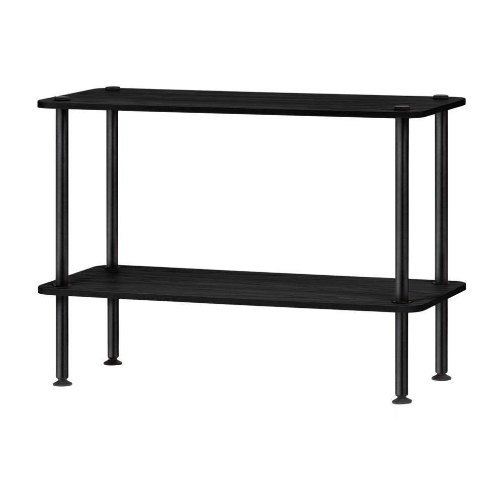 E-shop Čierny regál v dekore duba 80x54,5x35 cm Teidi – noo.ma