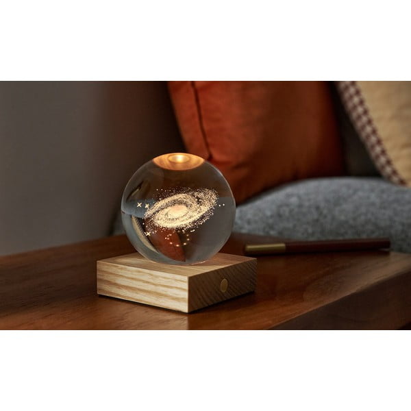 Tmavohnedá svetelná dekorácia na USB Amber – Gingko-image-1