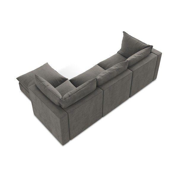 Tmavosivá rohová pohovka (pravý roh/s leňoškou) Manao – Makamii-image-3