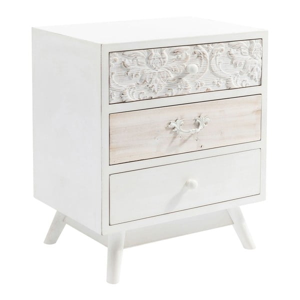 Biela komoda s 3 zásuvkami Kare Design Sweet Home-image-3