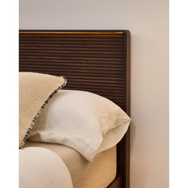 Hnedé čelo postele 192x91 cm Norlen – Kave Home-image-1